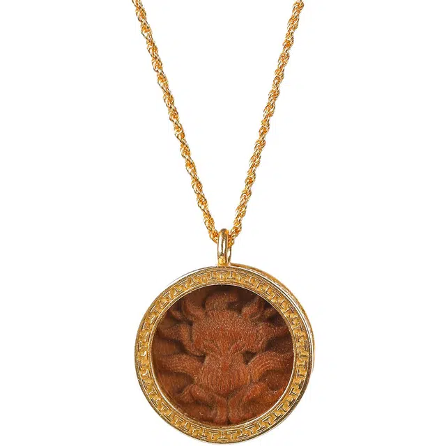 三檀小舍 凤九·招桃花招人缘 新中式老料檀香香韵醇厚浮动生香 檀木 项链 女款