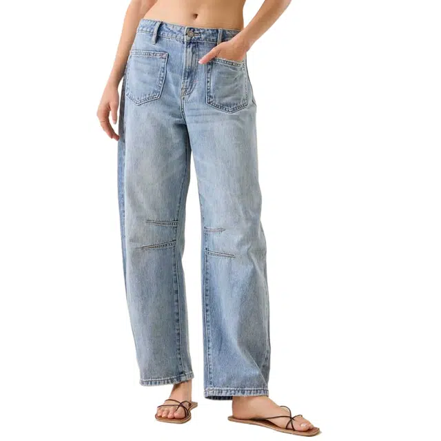 ALTAR'D STATE Jasper Mid Rise Barrel Jeans