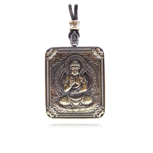 玉临门 前途似锦 蒸蒸日上 单科好运-精准桃花 早日电复古民族风#好运 合金 项链 男女同款情侣款