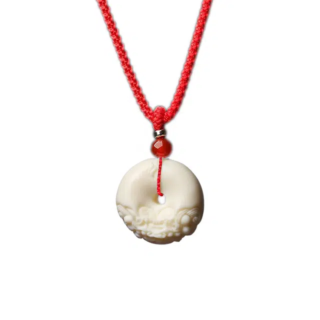 顺丰包邮 絮物 国潮新中式纳福轻奢高级感必备#好运逢考必过 象牙果 项链 男女同款情侣款