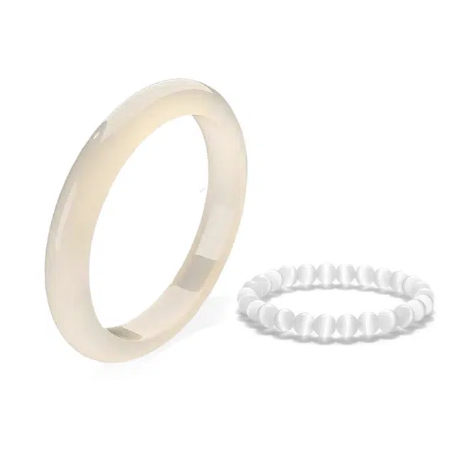 【精选高品质】香槟金贵妃镯莫比乌斯套装叠戴一步一响新中式复古民族风恋爱磁场汉服旗袍 岁月静好 #好运 玻璃猫眼 手镯 男女同款情侣款