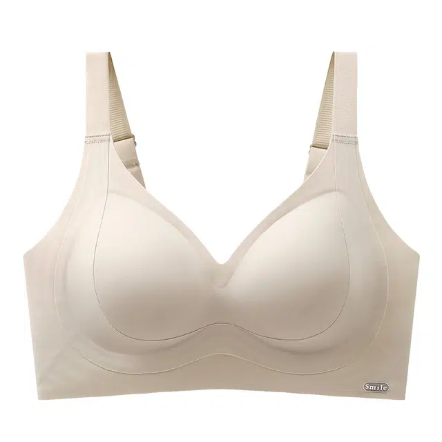 戴维诗 聚拢反重力防下垂内衣女无痕果冻条上托大胸显小收副乳无钢圈文胸 女款