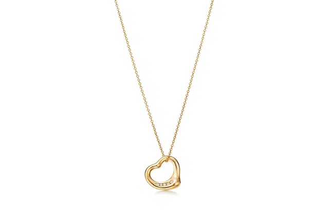 TIFFANY CO. Elsa Peretti Open Heart 18k