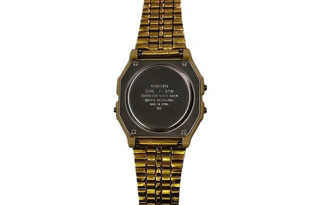 CASIO F-91WM-9A Gold Resin