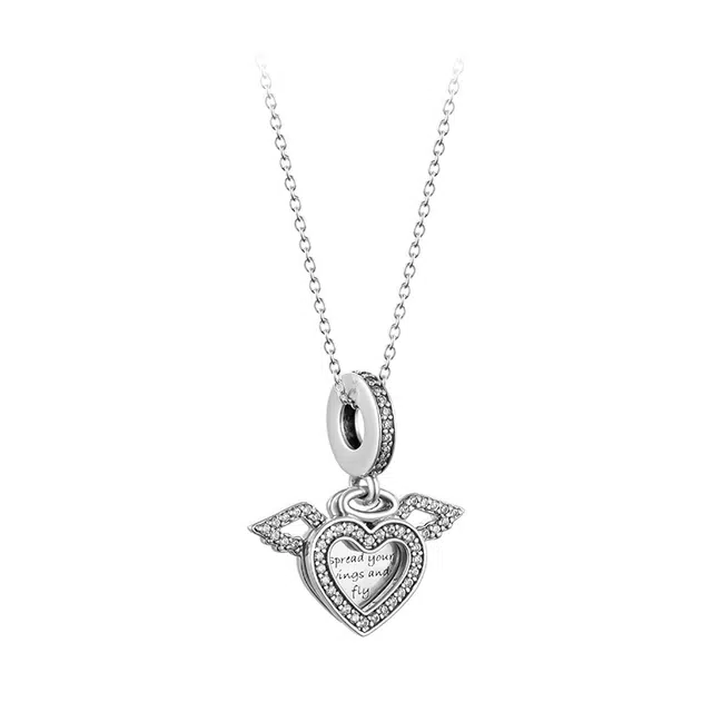 Pandora Shining Angel Wing Necklace