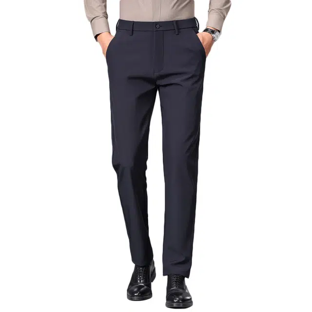 红豆 加厚保暖商务西裤通勤百搭小脚休闲裤 男款