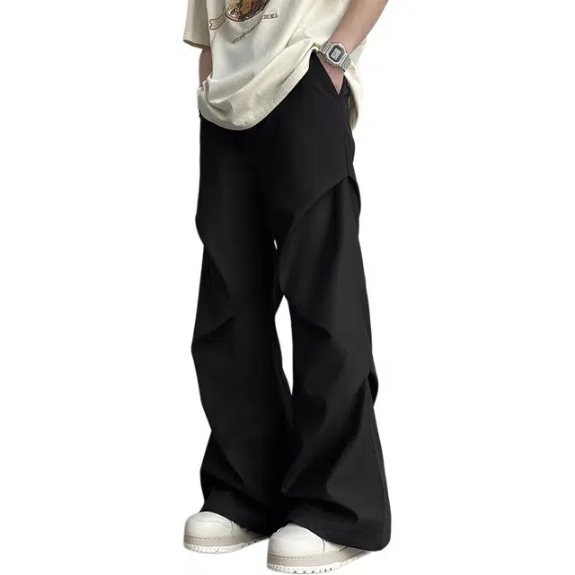 徐百货 宽松直筒百搭休闲裤 男女同款