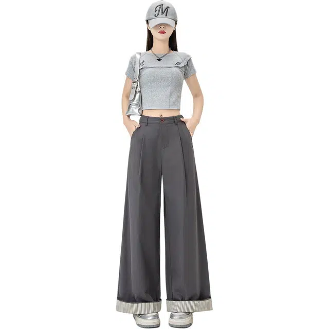 沐晓欣 舒适通勤简约时尚休闲裤 女款