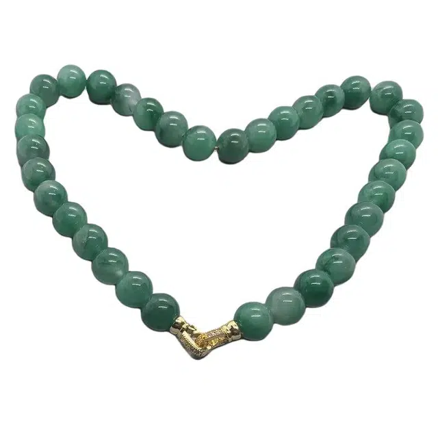 亮尊 新中式国潮文艺范高贵优雅清新 非洲翠 项链 男女同款情侣款