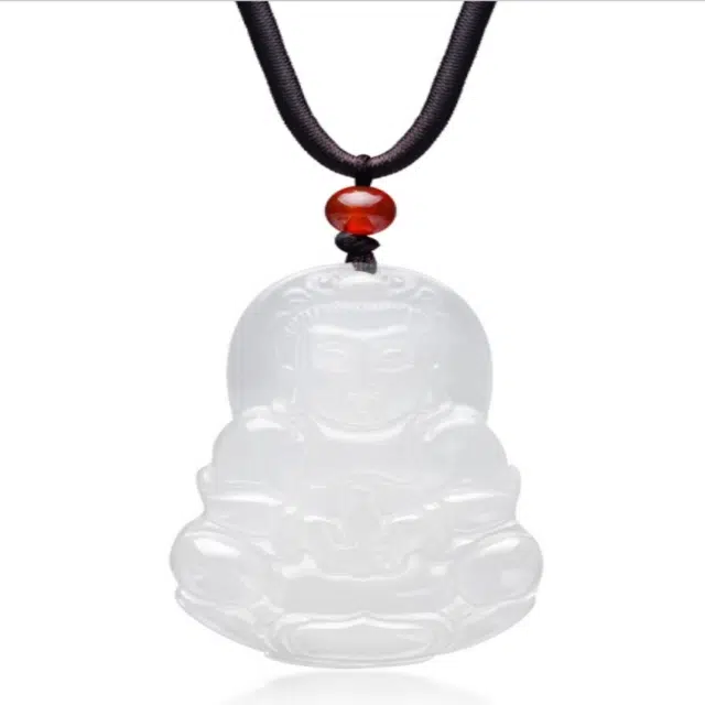【玲珑剔透】 帝苏行 净瓶观音 新中式国潮 吉祥如意平安顺遂 简约小众设计 玉髓 项链 女款