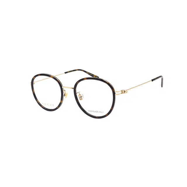 Gucci GG Thin Round Optical Frame Tortoise