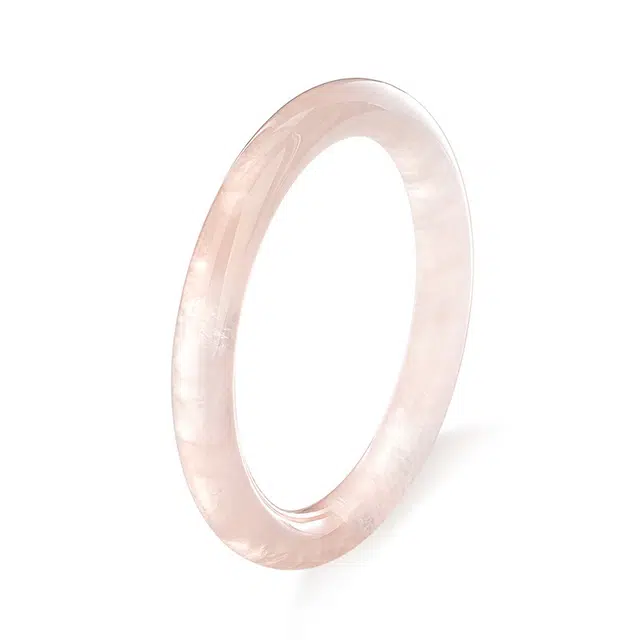 眰恦 一步一响叮当镯  粉色系列 新中式古风 甜美风格 小众清冷感#好运天然 粉水晶 手镯 女款