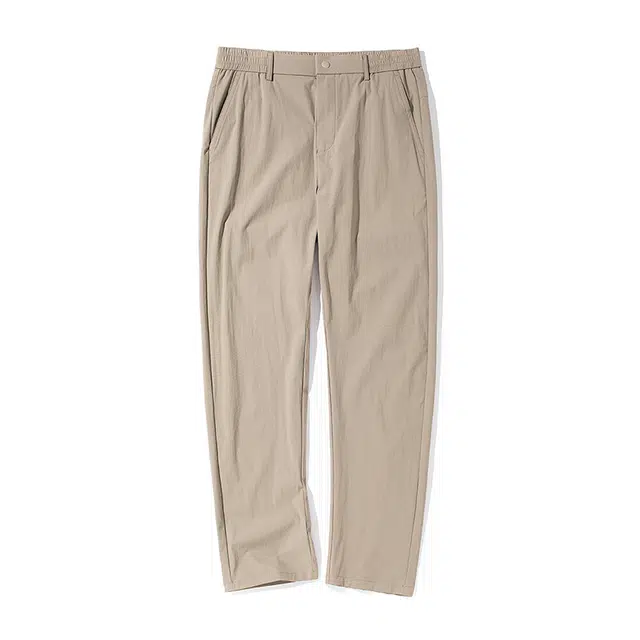 老爷车 凉感防晒户外通勤长裤纯色中腰百搭休闲裤 男款