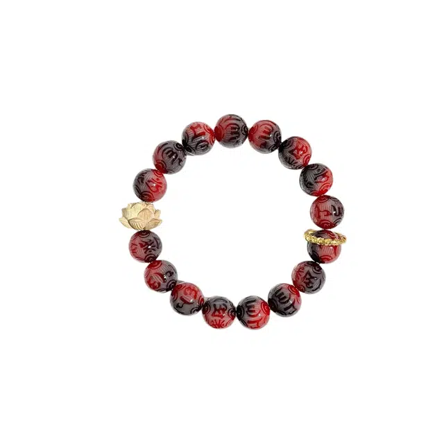 【六字箴言】 缇克玺 绕指柔 文玩 佛珠 念珠 莲花 乾坤圈#好运 菩提根 手串 男女同款情侣款