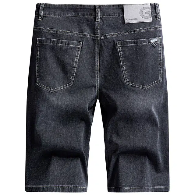 卡丹狄诺 夏季潮流百搭亲肤舒适轻商务休闲五分裤牛仔短裤 男款