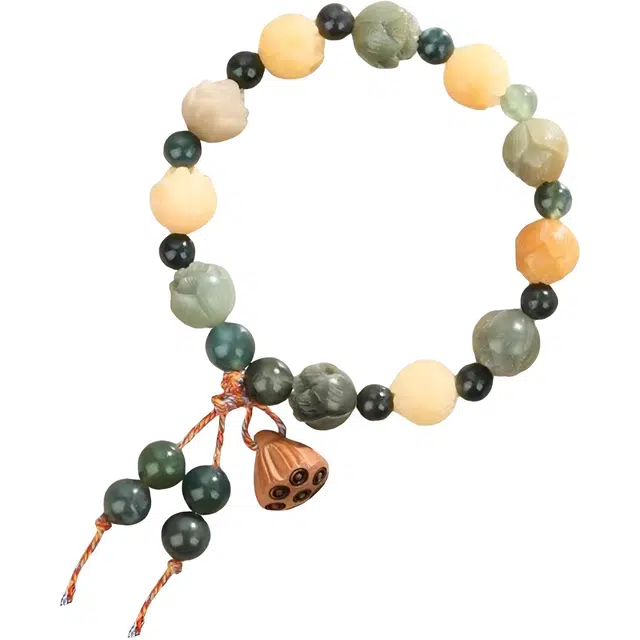 【步步生莲】 缇克玺 国潮新中式轻奢高级感节节高升诸事顺遂转运#好运 菩提根 手串 男女同款情侣款