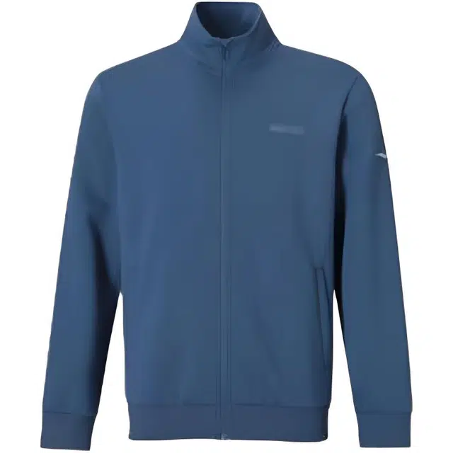 鸿星尔克 网球系列 休闲简约纯色拉链立领字母运动舒适百搭卫衣 男款