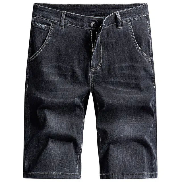 卡丹狄诺 夏季潮流百搭亲肤舒适轻商务休闲五分裤牛仔短裤 男款