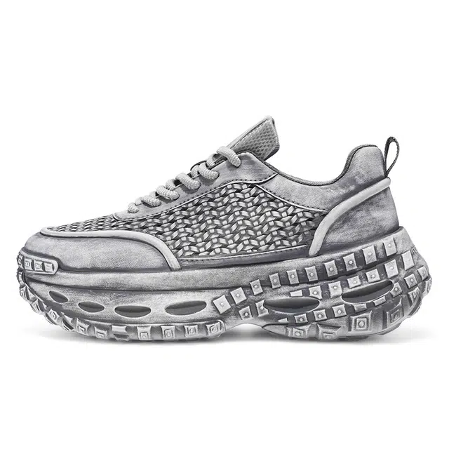 八哥 舒适百搭简约 减震耐磨透气 低帮 生活休闲鞋 男款