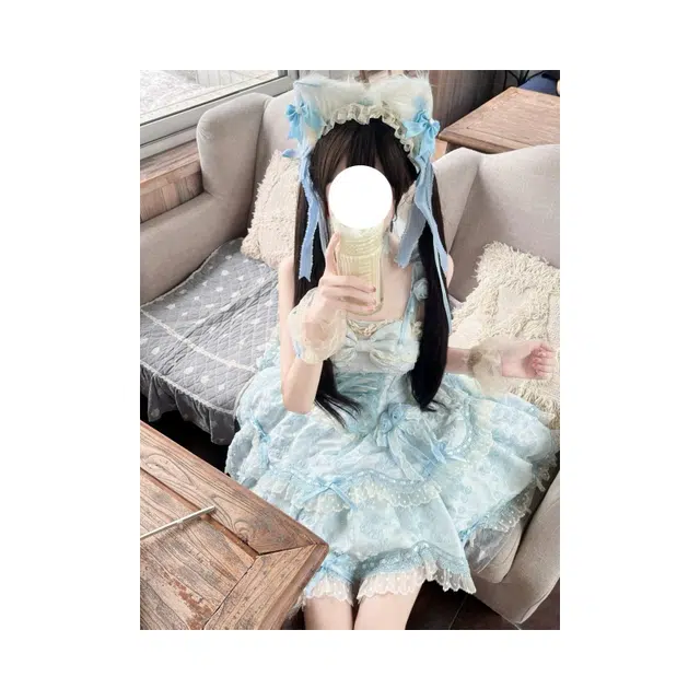 依钗 设计日常公主风蝴蝶结萝莉装 女款