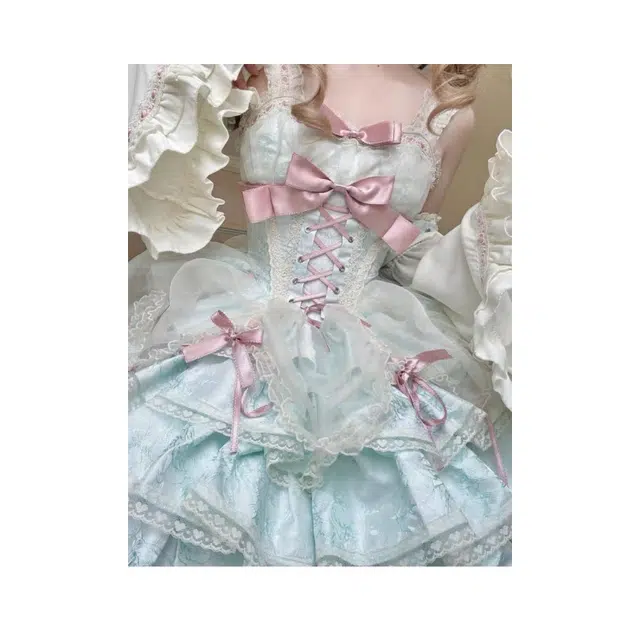 依钗 蔷薇执事 洛丽塔温柔芭蕾风礼服简约萝莉装 女款