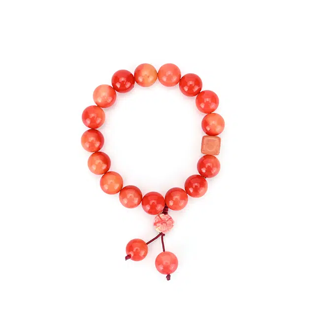 天纵 新中式国风小众设计 樱花粉  清新脱俗 搭配四叶草转运  个性文玩平安佛珠 通勤时尚百搭#好运 菩提子/菩提籽 手串 女款