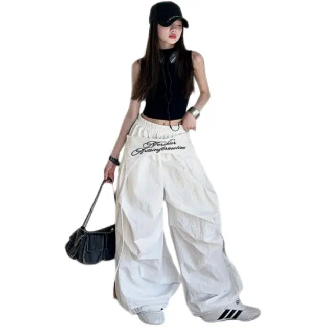 天才小熊休闲运动套装 女童夏季大童潮牌小孩衣服 小女孩短袖 刺绣弯刀裤 洋气时髦 漂亮 甜美