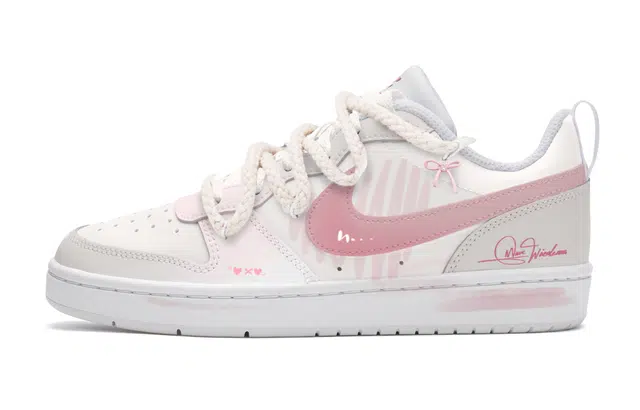 Nike Court Borough Low Pink White