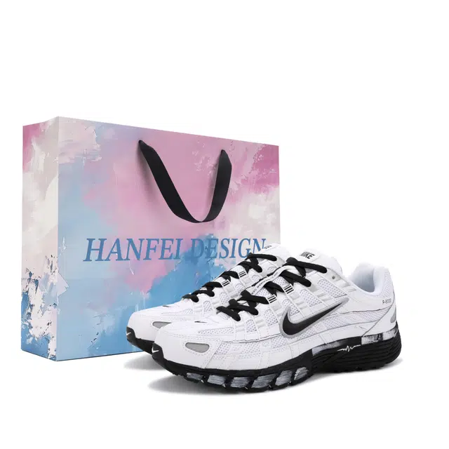 Nike P-6000 Silver White Black