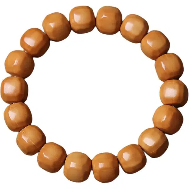 得笙陌 全品六方雕刻珠国潮新中式好运手持串 猴头核桃 手串 男女同款情侣款