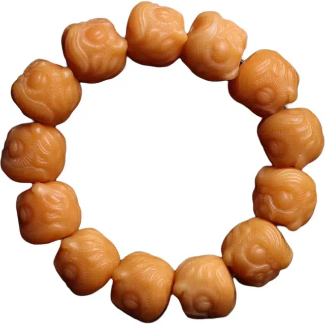 得笙陌 海南风化醒狮国潮转运手持串#好运 菩提根 手串 男女同款情侣款