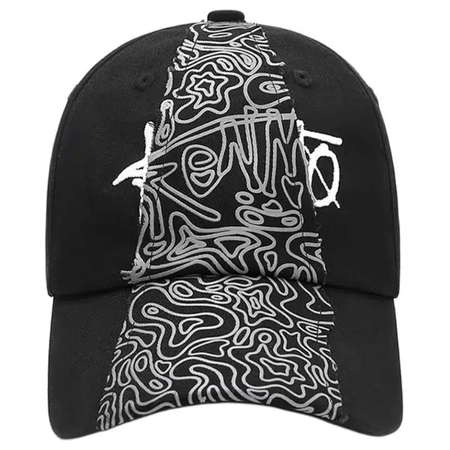 肯默 个性拼接街头嘻哈遮阳 棉 鸭舌帽 男女同款情侣款