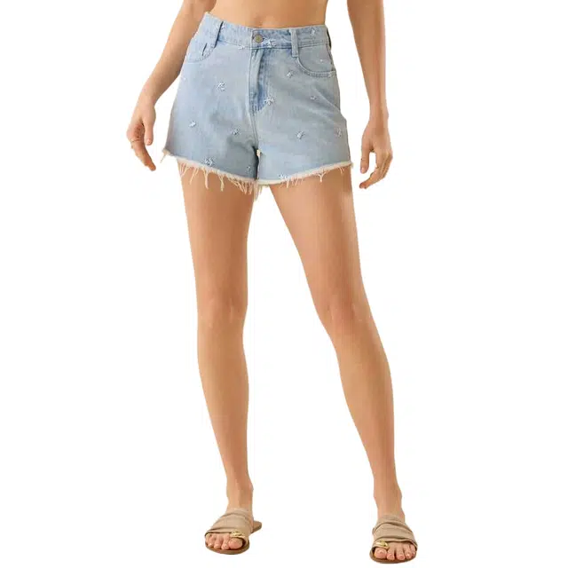 ALTAR'D STATE Elyse High Rise Denim Shorts