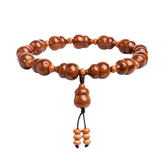 【福禄双全】 月印百川 高油高密葫芦设计古风转运文玩 生肖鼠本命年高级感精致手把件 日常通勤百搭手饰#好运 紫金鼠 手串 男女同款情侣款