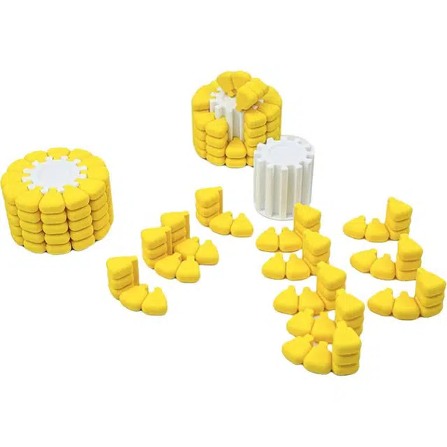 蒙小仔 立体玉米拼图手工拼装 玩具