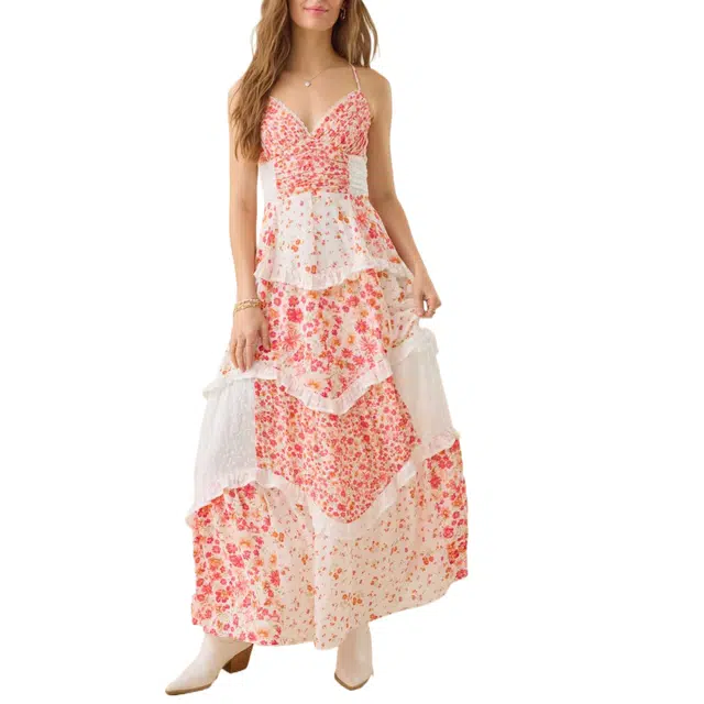 ALTAR'D STATE Adernlia Floral Maxi Dress