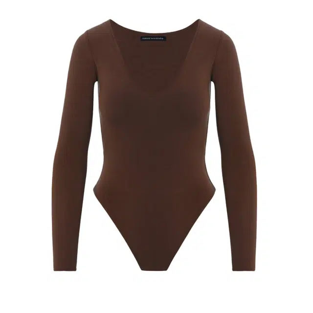 NAKED WARDROBE NW Sculpt V-Neck Bodysuit