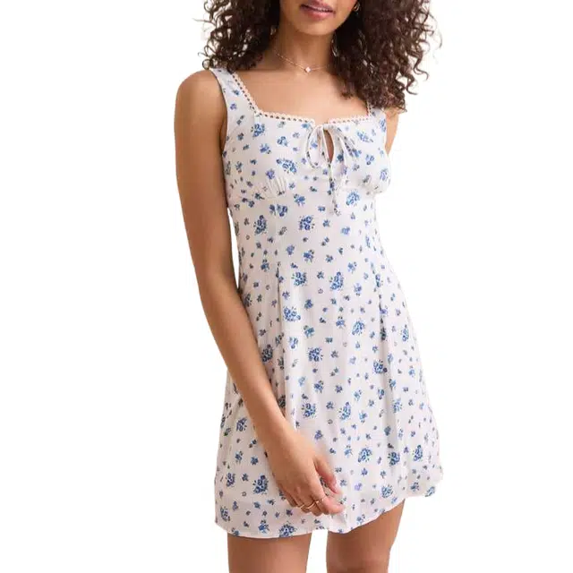ALTAR'D STATE Michelle Floral Mini Dress
