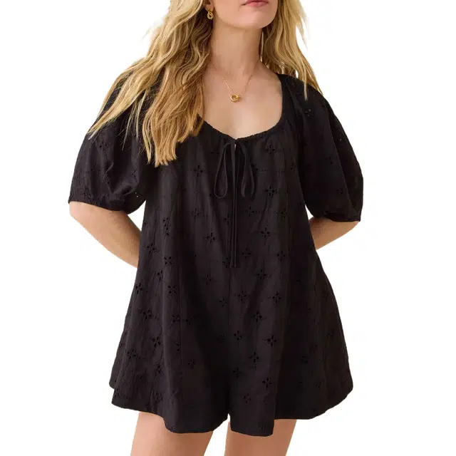 ALTAR'D STATE Posie Eyelet Romper