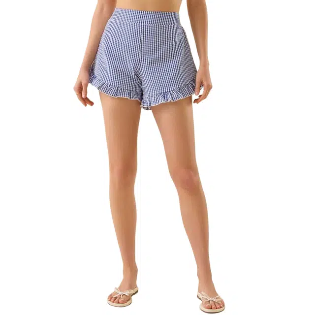 ALTAR'D STATE Gabrianna Gingham Short