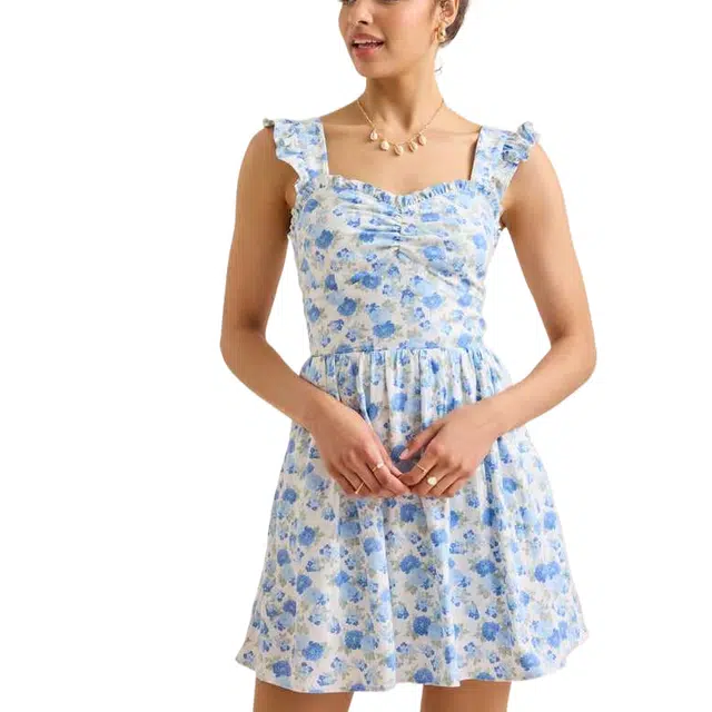 ALTAR'D STATE Cary Floral Mini Dress