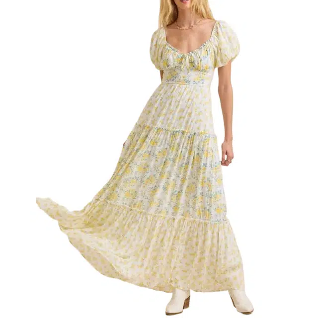 ALTAR'D STATE Floral Maxi Dress Delilah