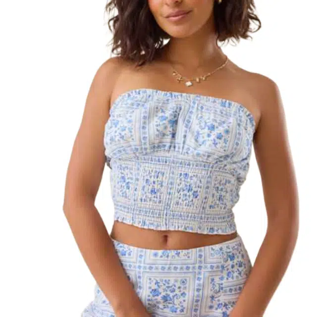 ALTAR'D STATE Finley Linen Top Finley