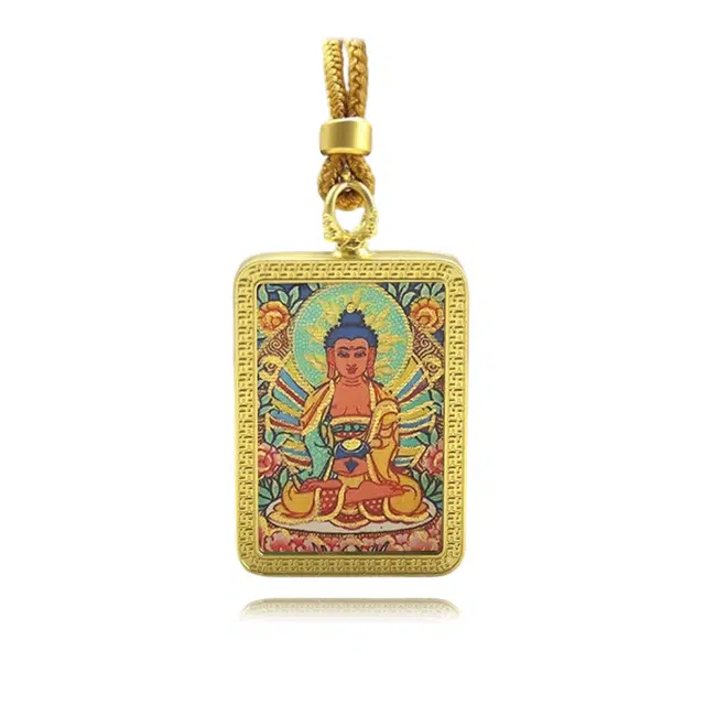 玉临门 福气满满锦上添花 时来运转 诸事顺利 八大守护神复古民族风#好运 合金 项链 男女同款情侣款