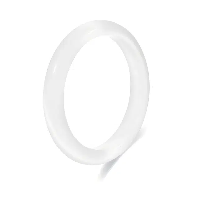 匠锁心玉 白月光猫眼镯子清透新中式精致古风清冷感温润气质显白优雅小众叠戴镯子百搭素圈女友甜蜜浪漫告白好运 琉璃 手镯 男女同款情侣款