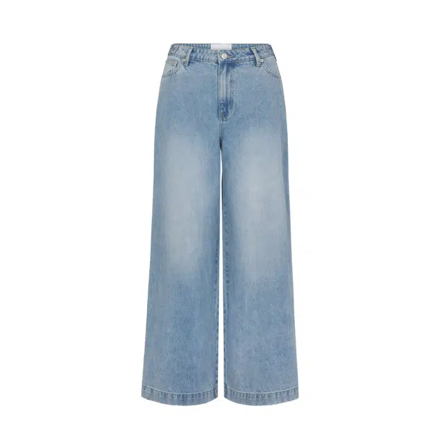 NAKED WARDROBE Palazzo Wide Leg Jeans Denim