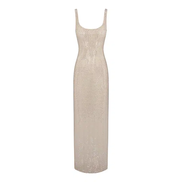 NAKED WARDROBE Tank Maxi Dress Crystal