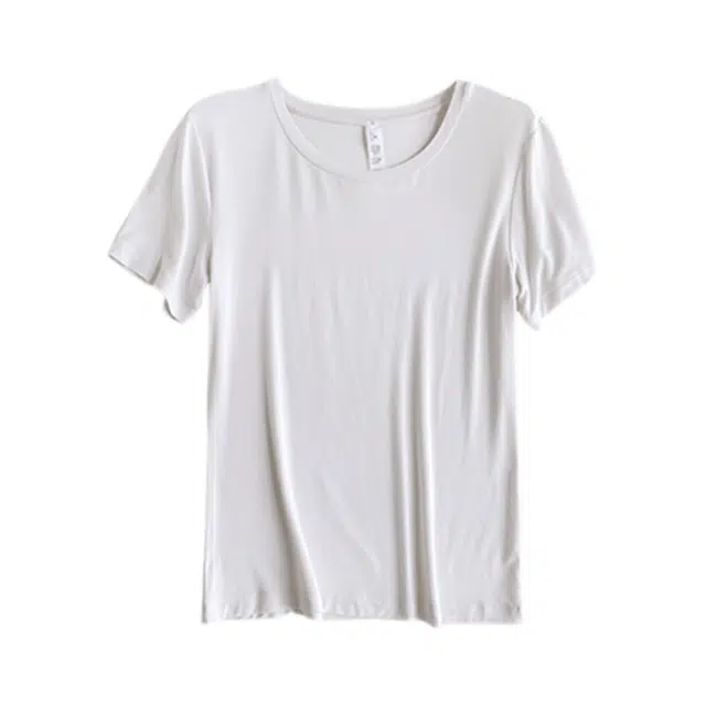 内在密码 夏季吸湿透气宽松休闲百搭简约打底衣 女款