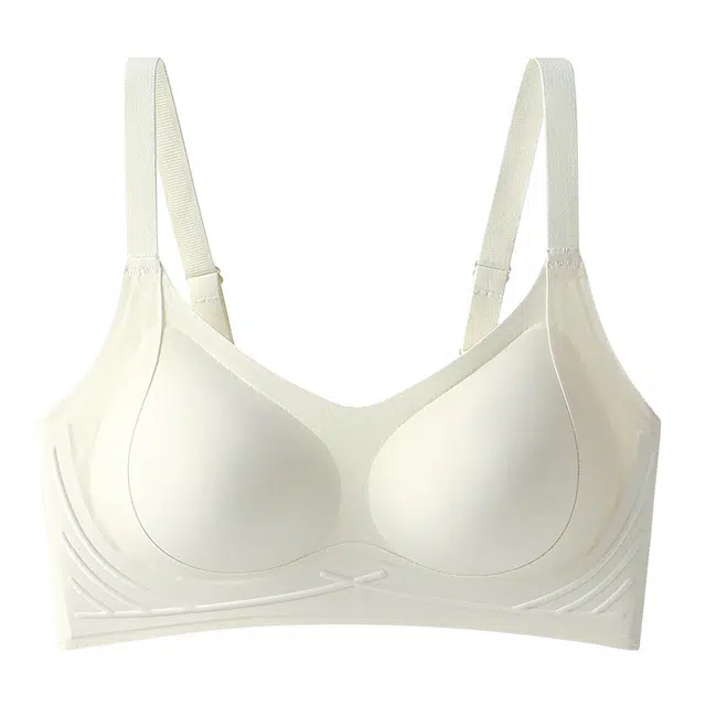 花蔓色 软支撑调整型无痕内衣女薄款大胸防下垂美背透气显小胸聚拢文胸罩 女款