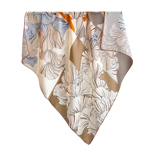 杭丝路 高颜值图案设计感百搭气质日常大方巾 桑蚕丝 丝巾 女款